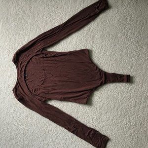 Brown Lulu's Bodysuit - Size XL